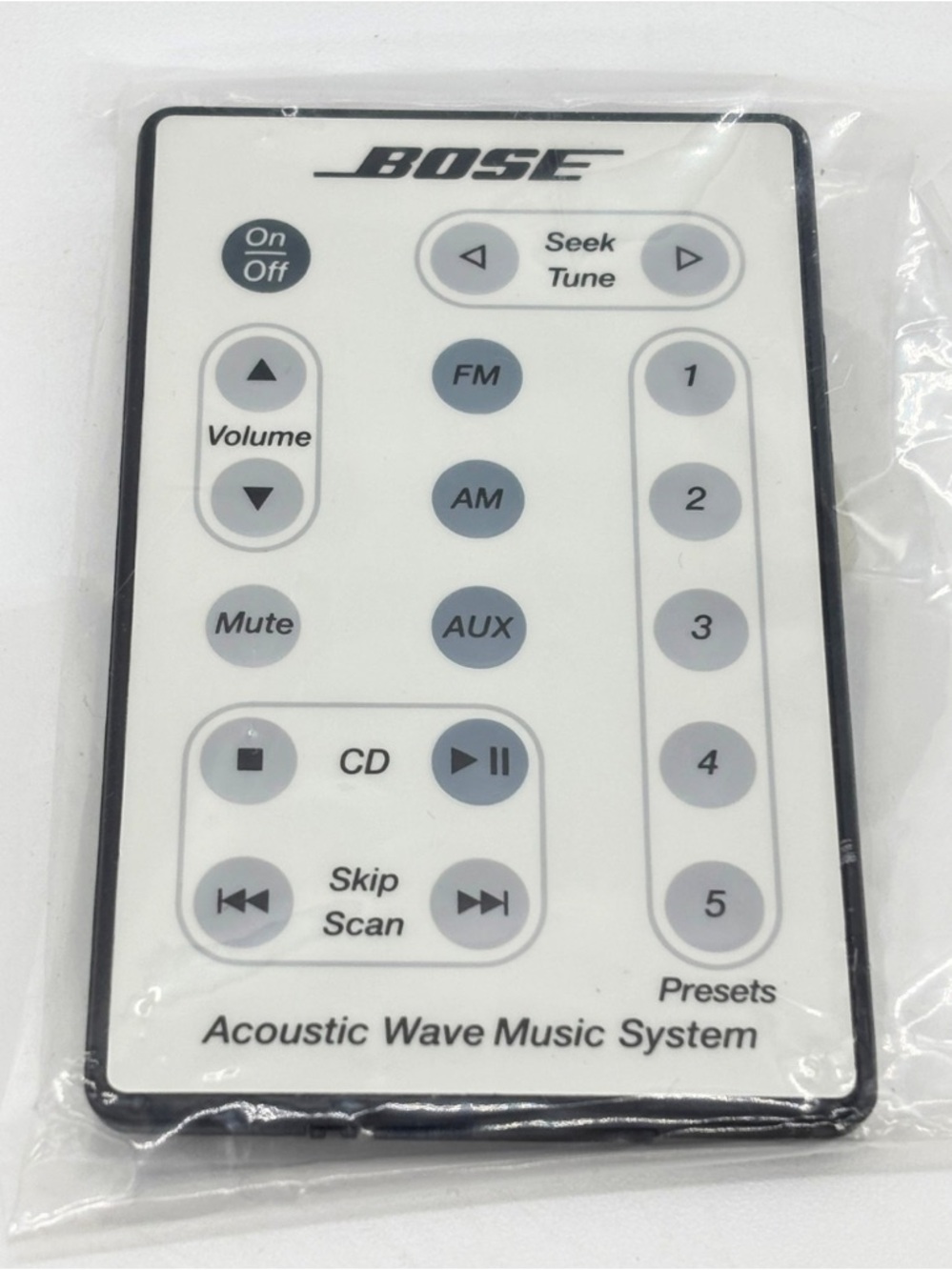 Bose Acoustic Wave Music System Remote Control OEM Open Box AUX AM FM
